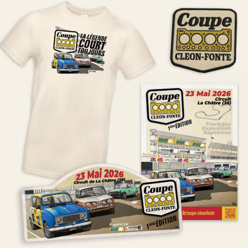 Goodies Coupe Cléon Fonte (T-shirt, Écusson, Pancarte...)